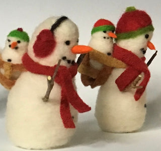 Needle Felted Snowman workshop