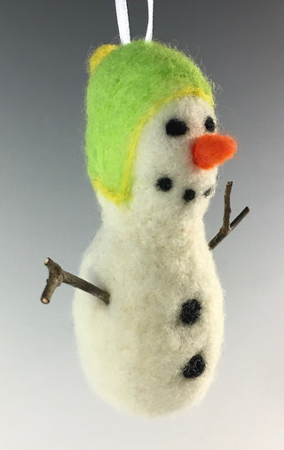 Snowman - Barry (hanging ornament)