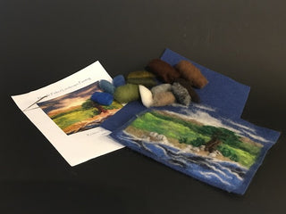 Layers: Felted Art Projects Sparked from the Soul - Book + Landscape Kit Bundle